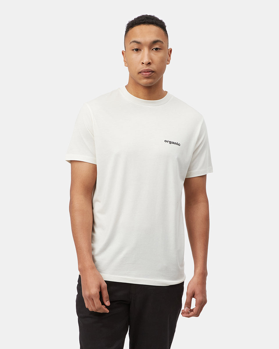 White Men's Graphic Short Sleeve Tee