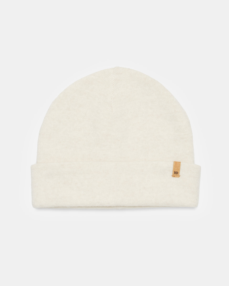 White Merino Wool Toque Hat