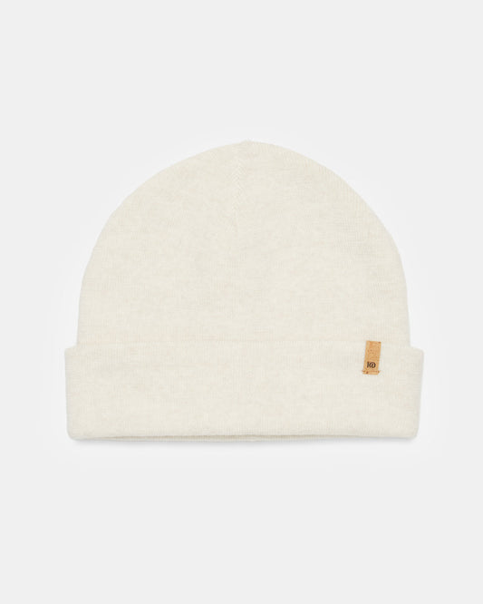 White Merino Wool Toque Hat