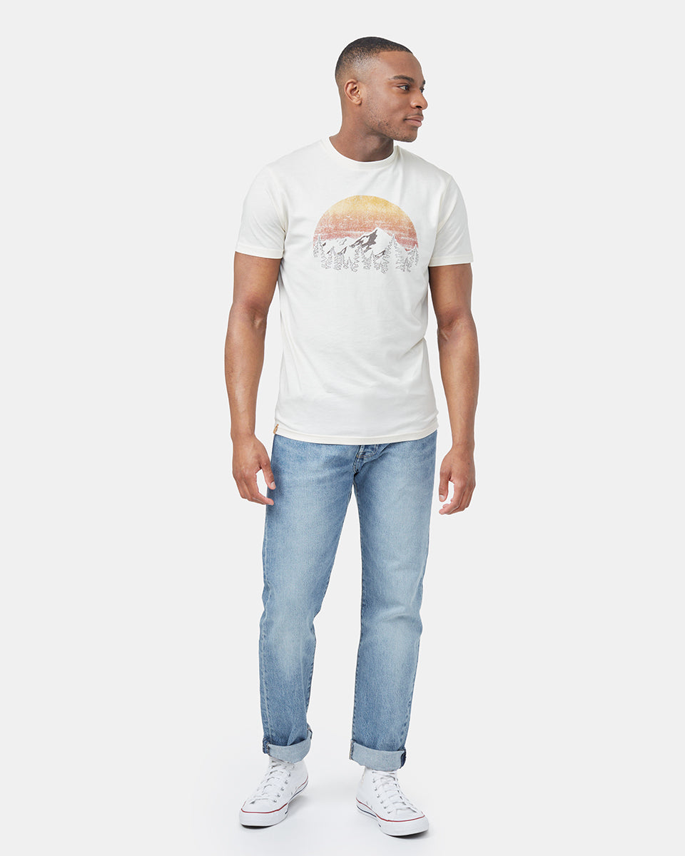 White Sunset Graphic Tee