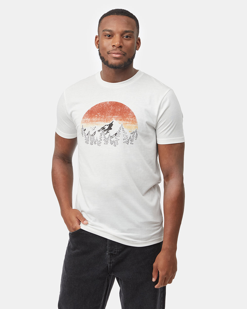 White Sunset Graphic Tee