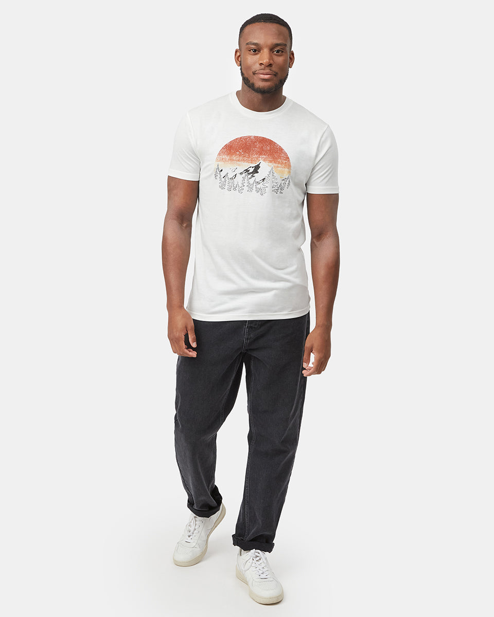 White Sunset Graphic Tee