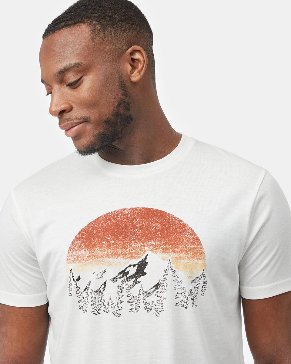 White Sunset Graphic Tee