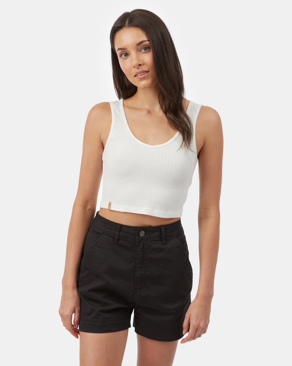 White Women's Eco-Friendly Tank Top