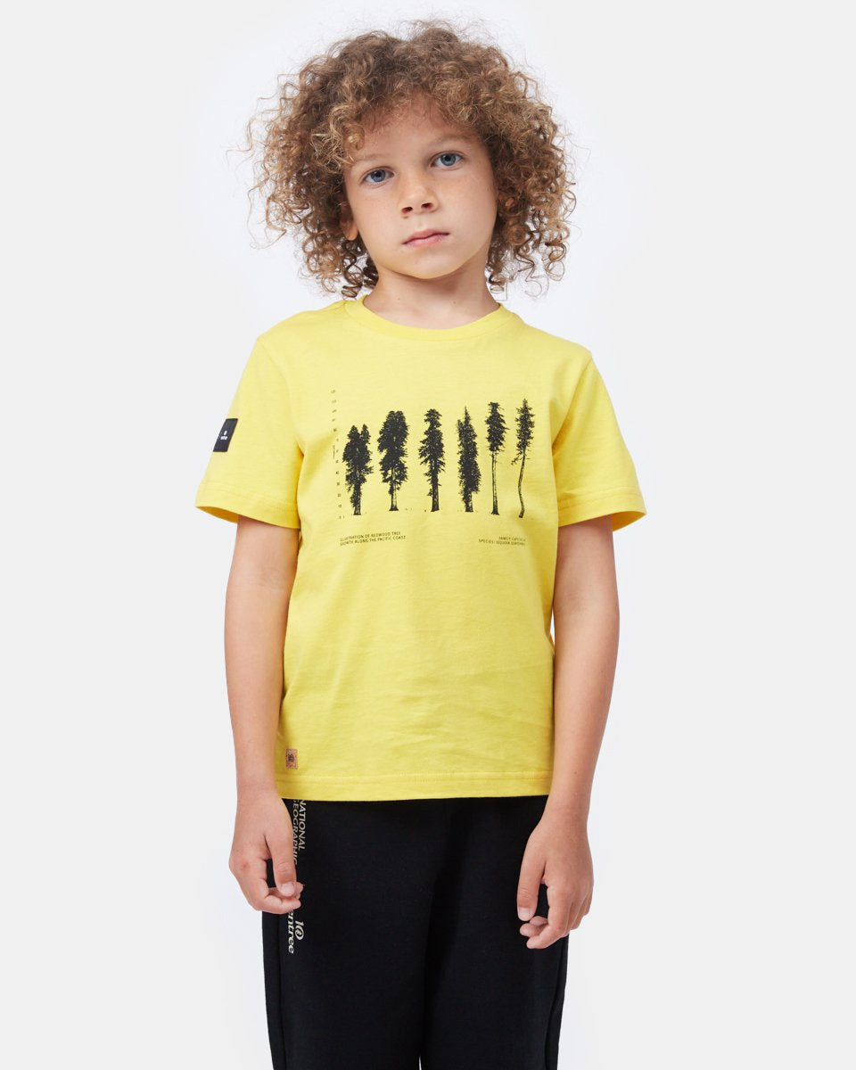 Yellow Kids Organic Cotton Graphic Tee