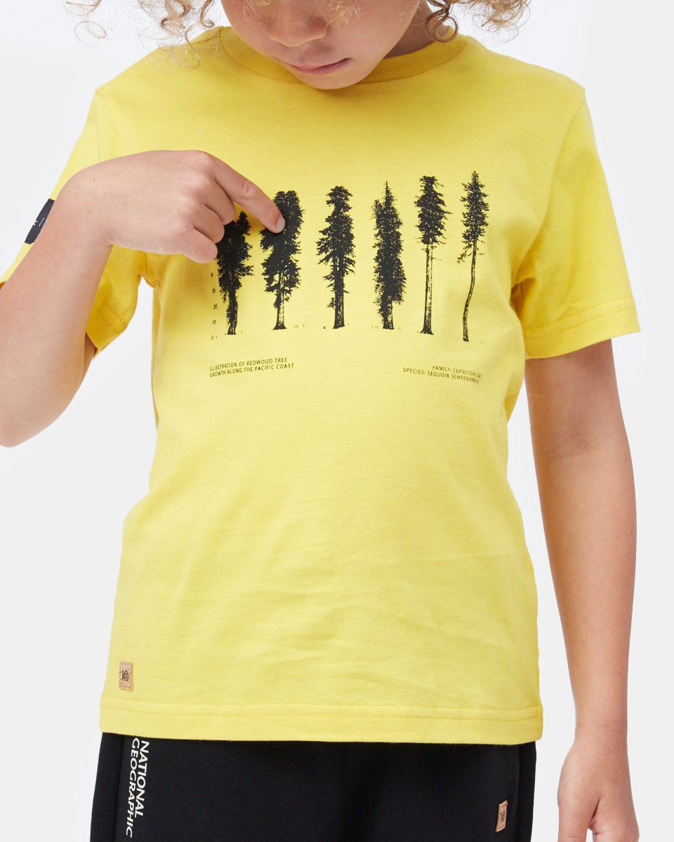 Yellow Kids Organic Cotton Graphic Tee