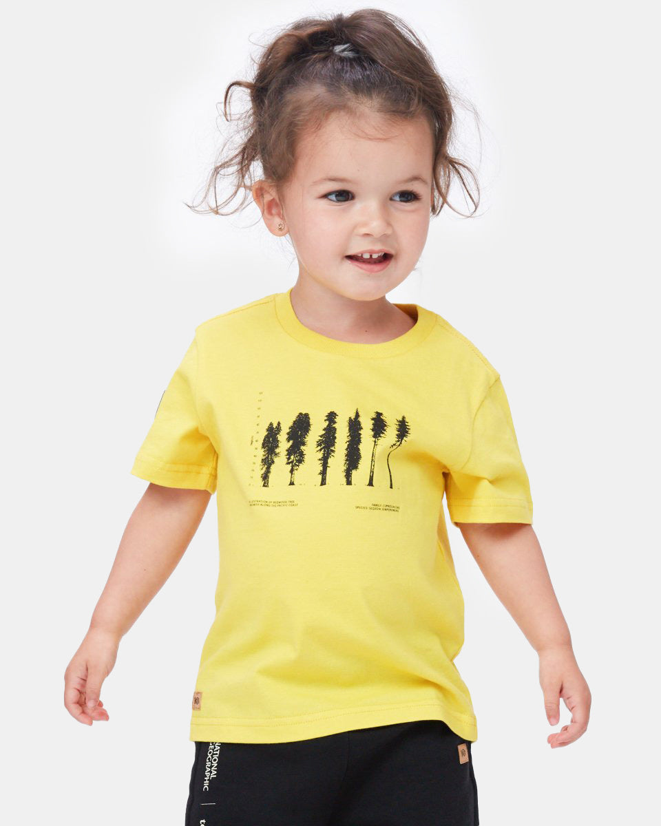 Yellow Kids Organic Cotton Graphic Tee