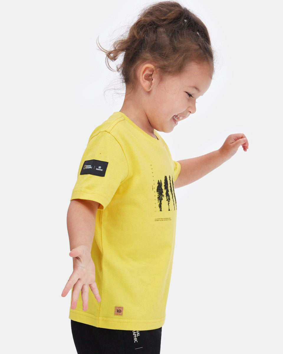 Yellow Kids Organic Cotton Graphic Tee