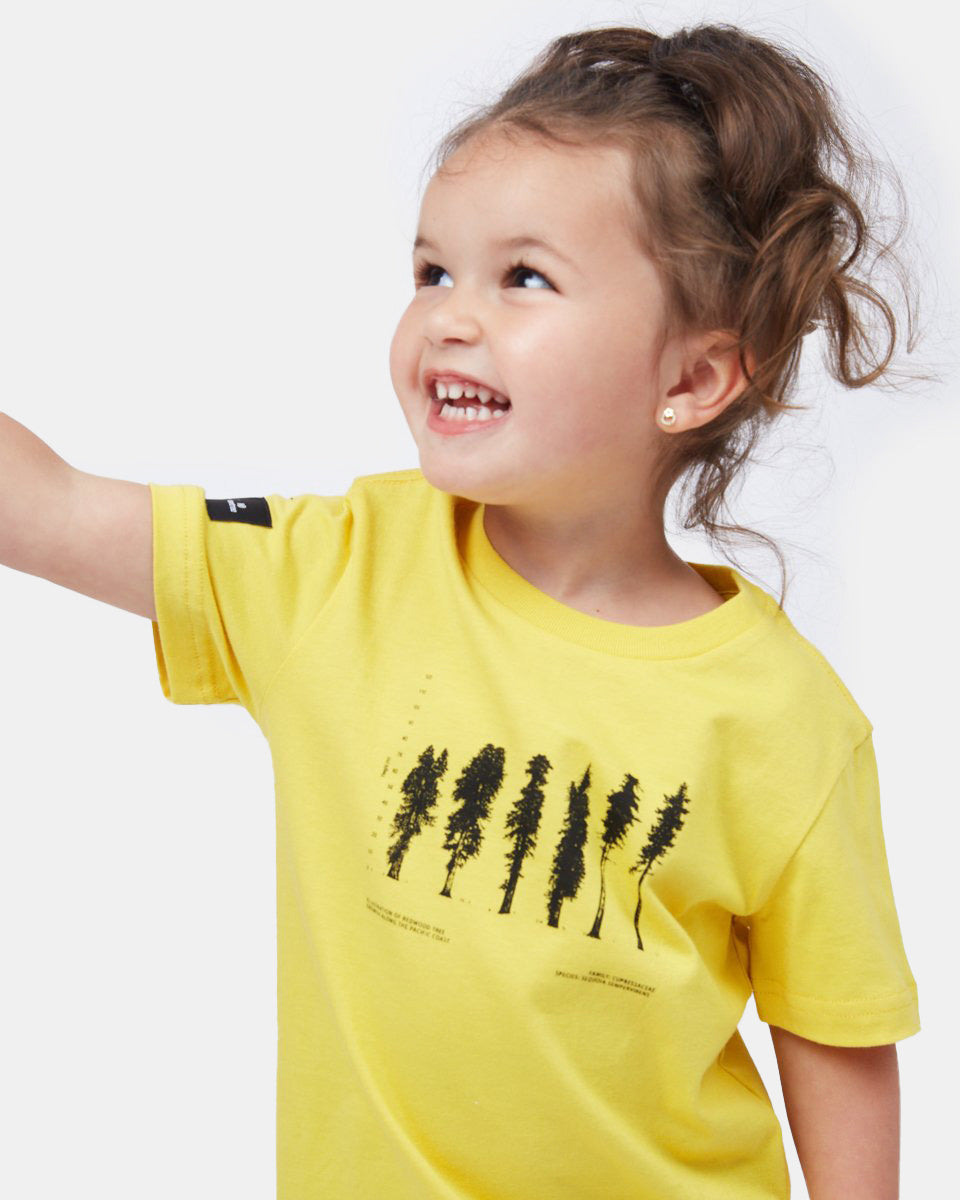 Yellow Kids Organic Cotton Graphic Tee