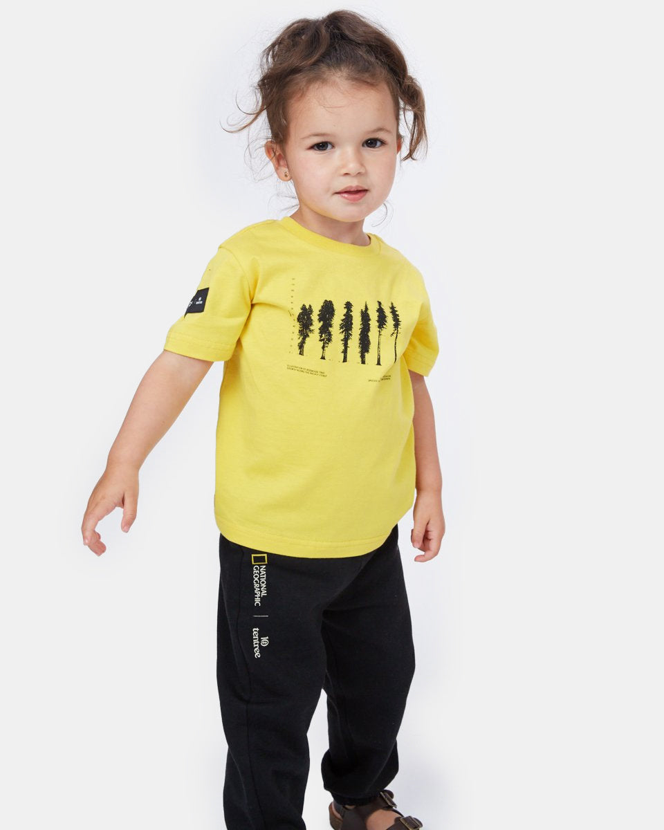 Yellow Kids Organic Cotton Graphic Tee