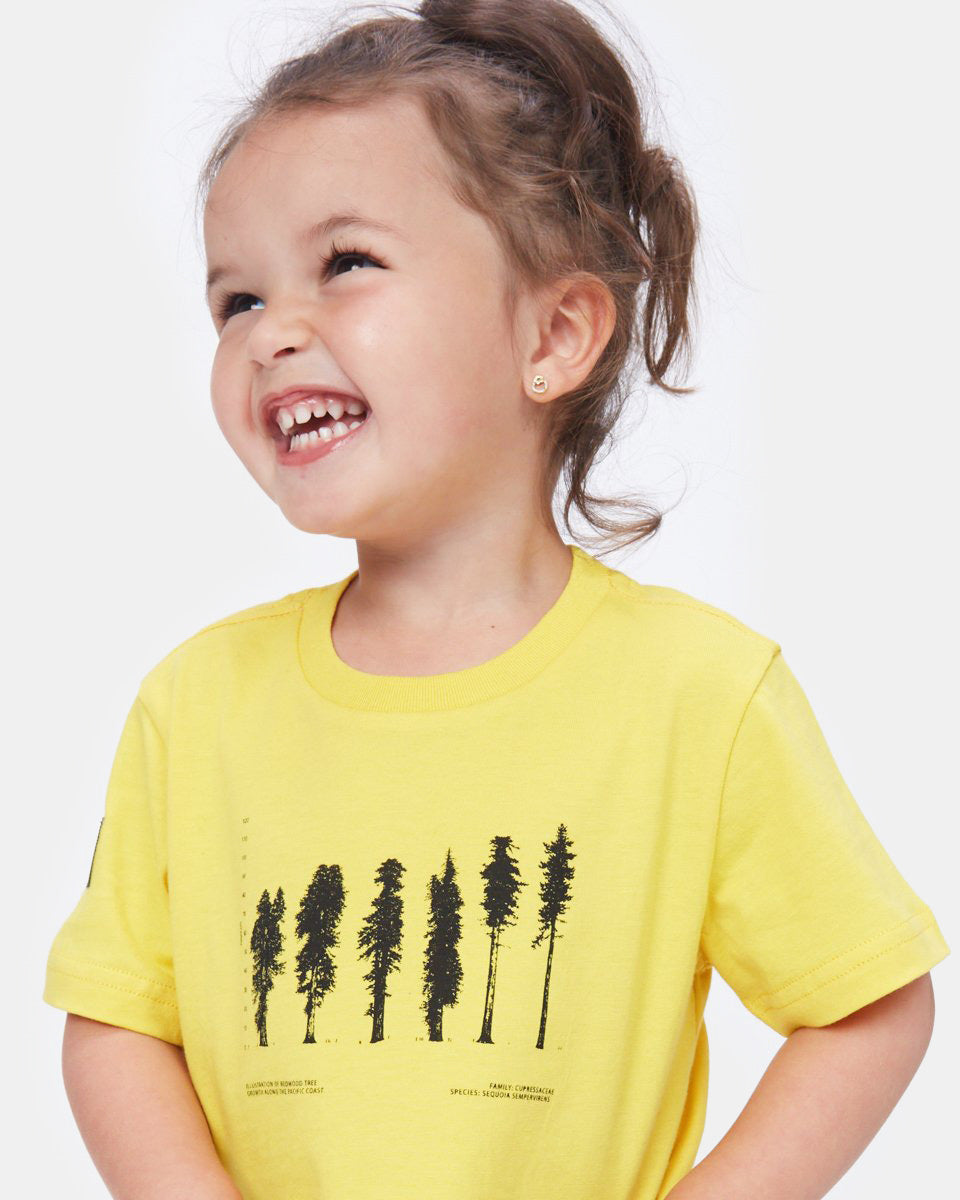 Yellow Kids Organic Cotton Graphic Tee