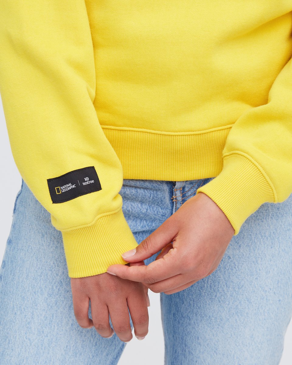 Yellow Women's National Geographic Crew Sweatshirt