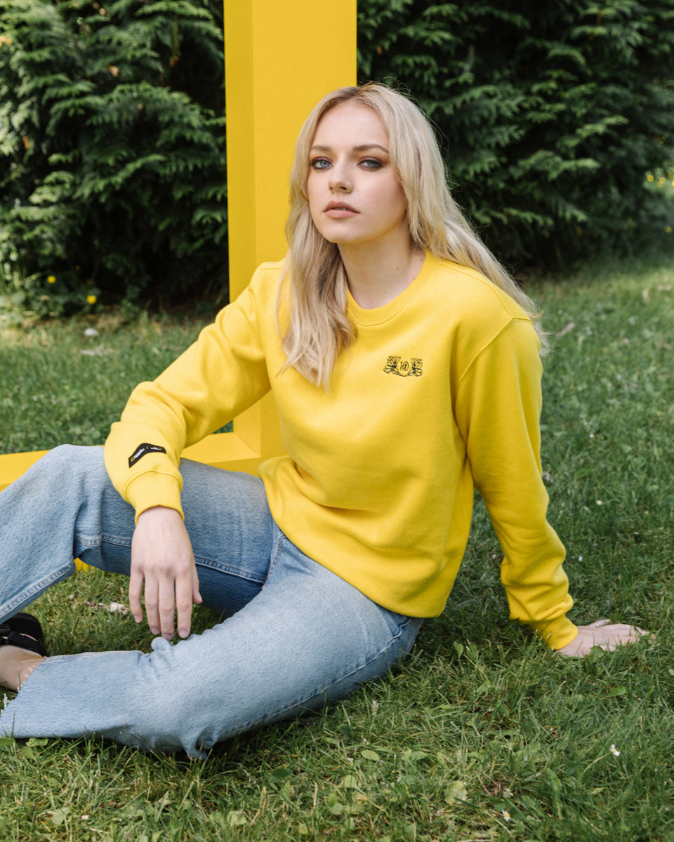 Yellow Women's National Geographic Crew Sweatshirt