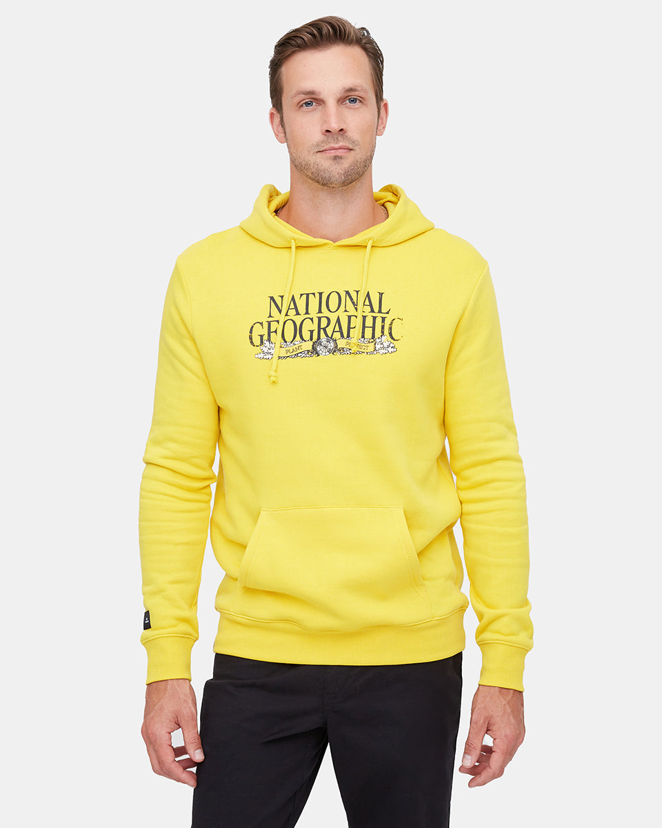 Yellow National Geographic Hooded Pullover