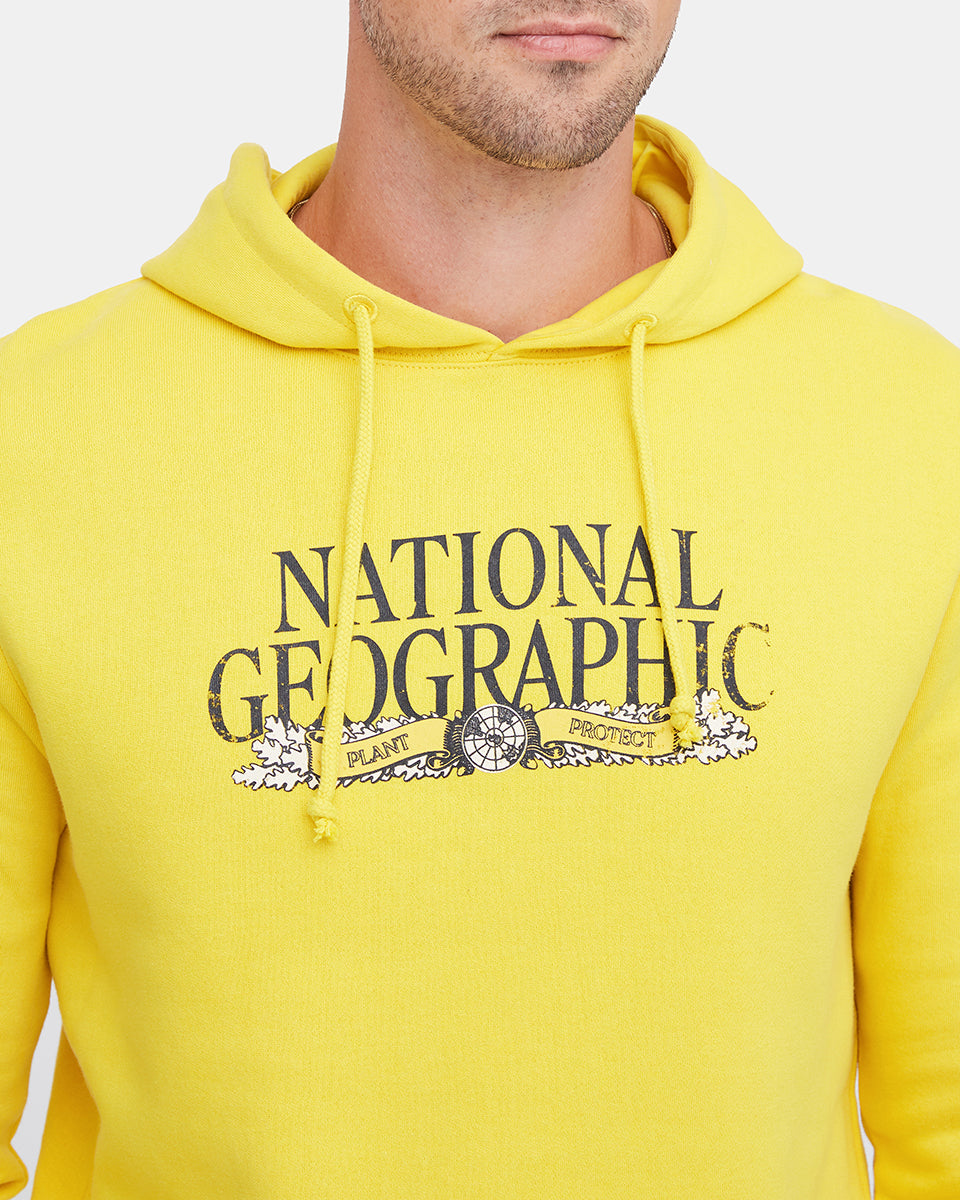 Yellow National Geographic Hooded Pullover