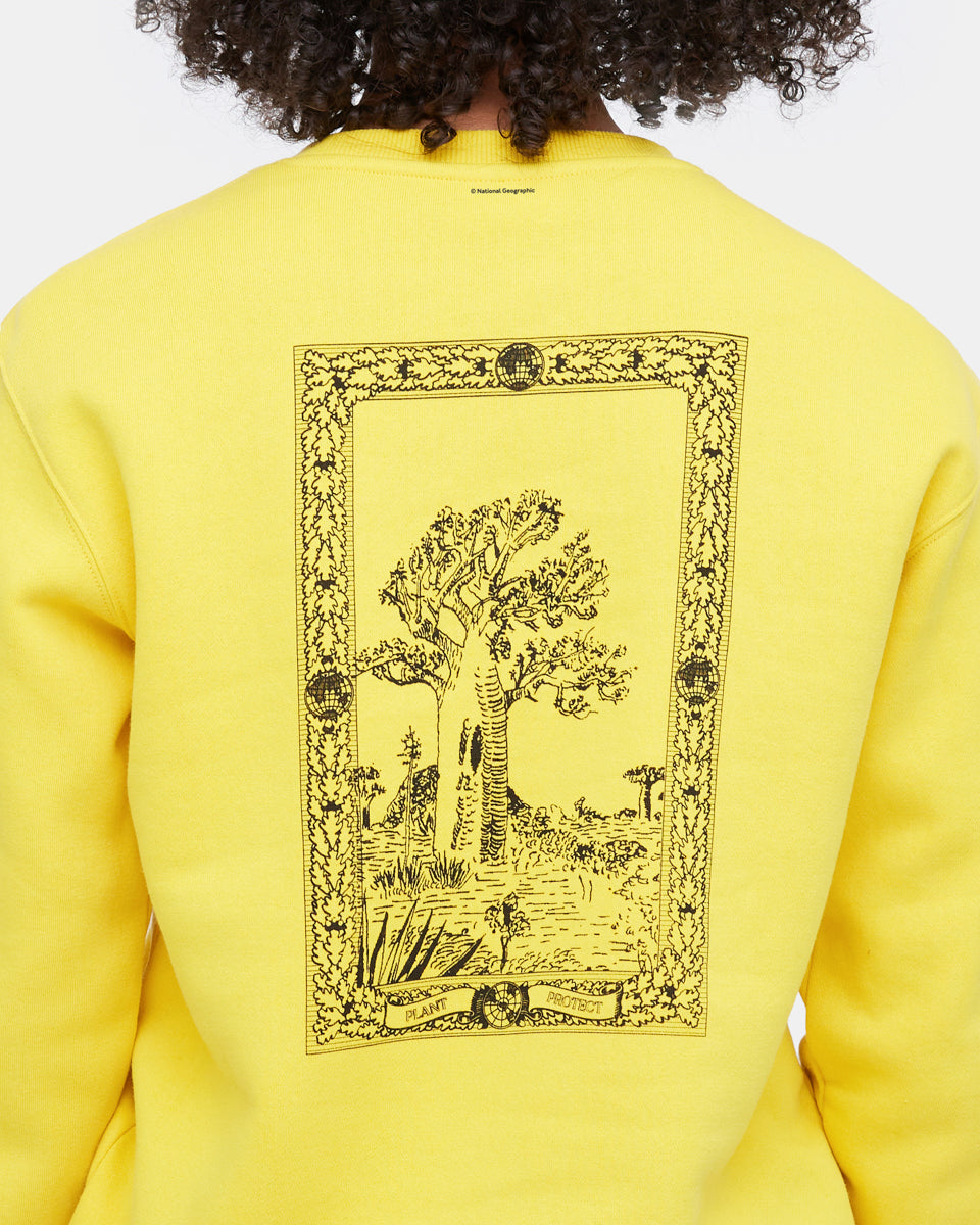 Yellow Women's National Geographic Crew Sweatshirt